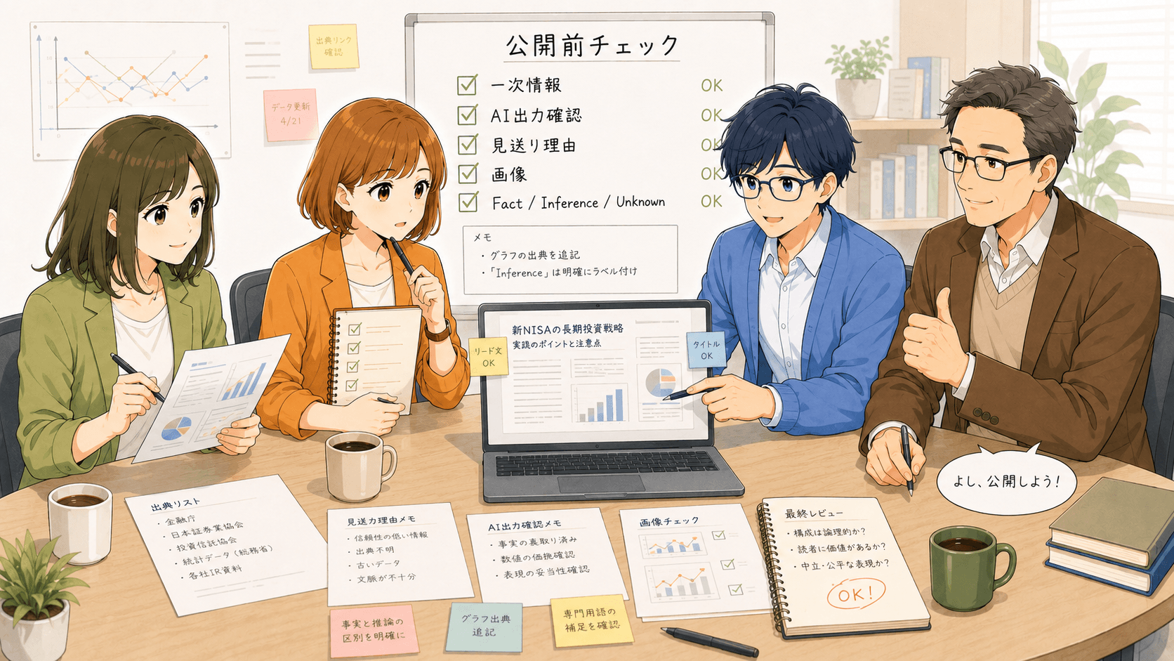 記事作成フローのイメージ