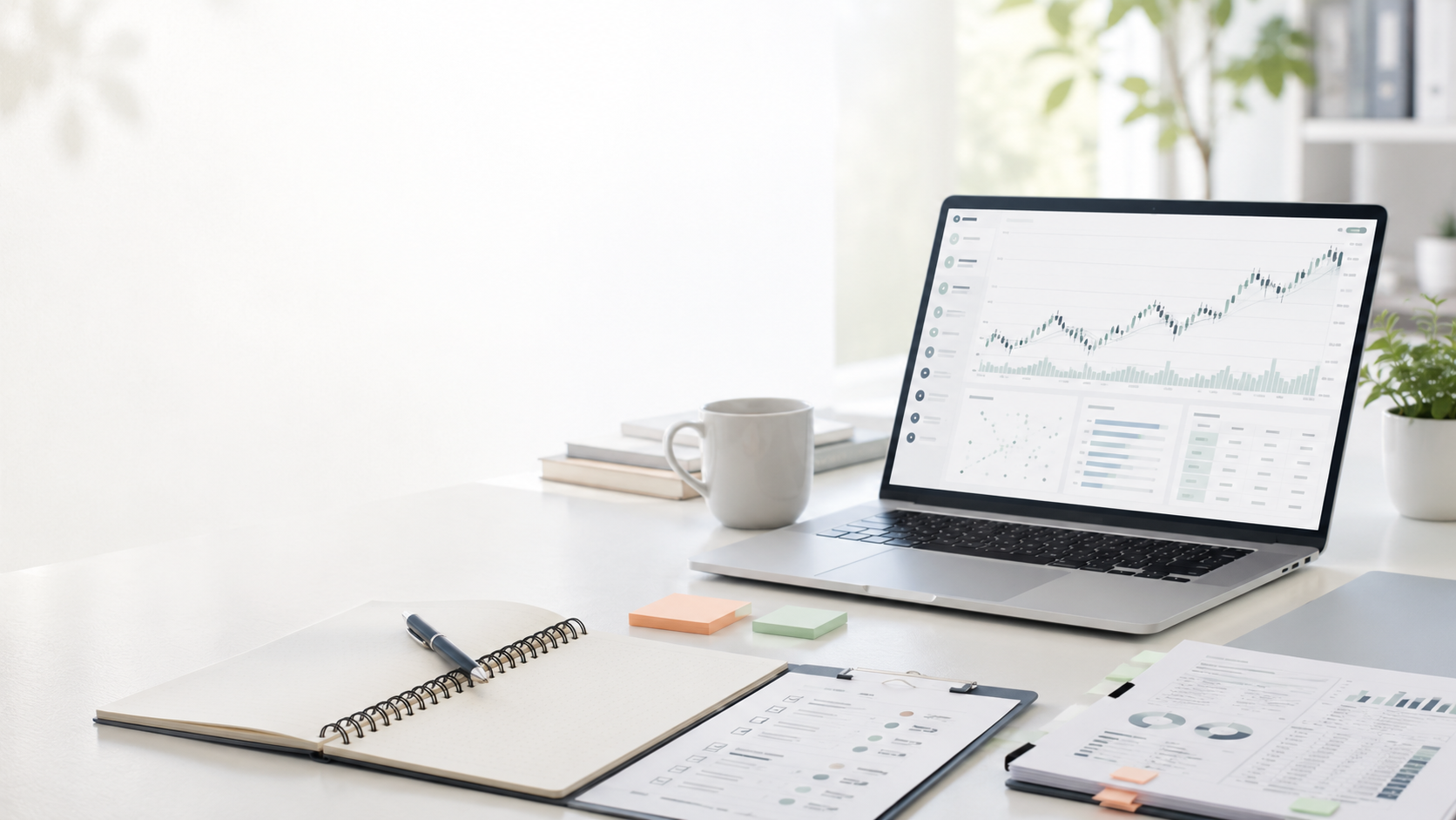 AIとTradingViewで日本株候補を探し一次情報で確認する流れを表したトップページ画像