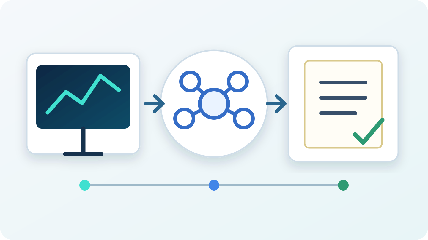 TradingViewで候補を探しAIで整理し一次情報で確認する3段階の流れ